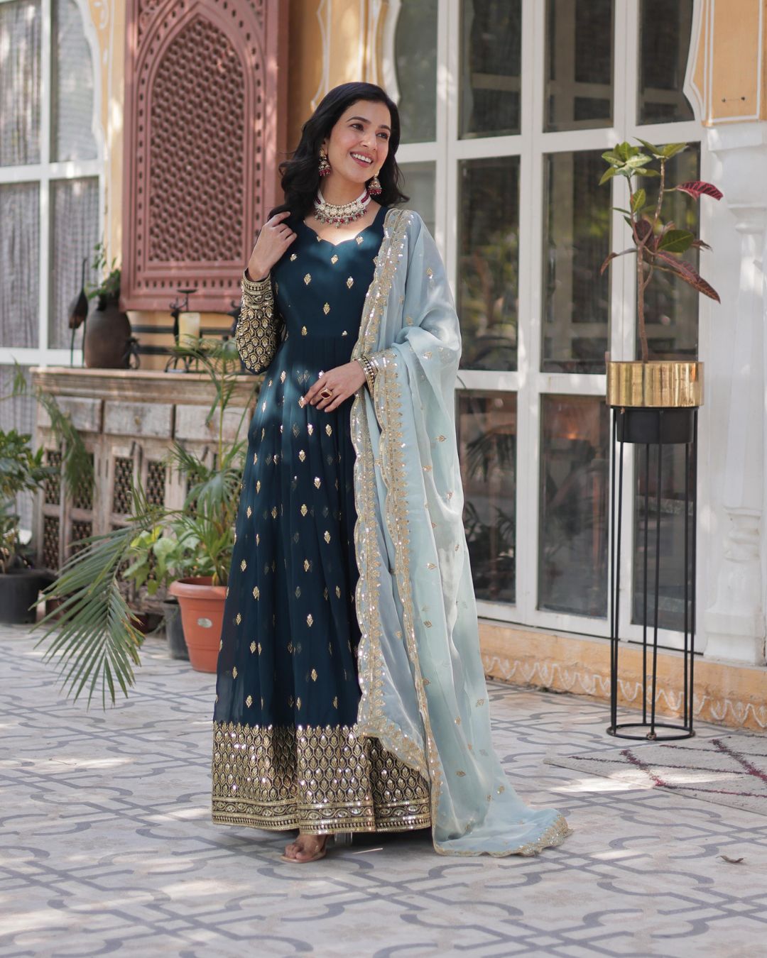 Sakshi Premium Designer Readymade Gown