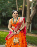 Đěsigner Silk Lehenga -Choli With Dupatta Set