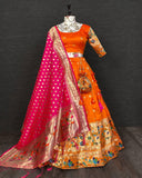 Đěsigner Silk Lehenga -Choli With Dupatta Set