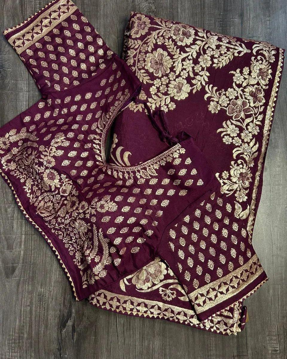 Soft Dolla Silk Fabric With Beautiful Weaving Saree