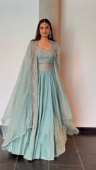 Đěsigner Lehenga -Choli With Shrug