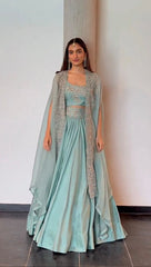 Đěsigner Lehenga -Choli With Shrug