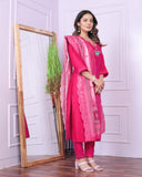 Pink Color Wedding Kurti Sets