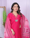 Pink Color Wedding Kurti Sets