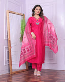 Pink Color Wedding Kurti Sets