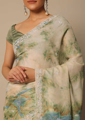 Premium Georgette Saree With Digital Prints