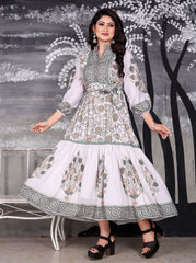 Rahita Heavy Printed Long Western Collection