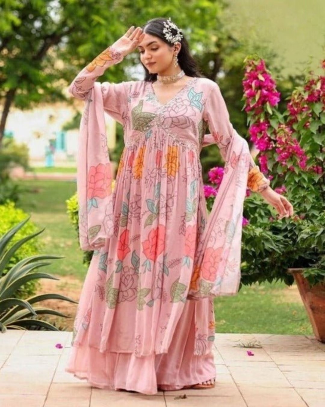 Arun Palazzo Pair With Dupatta