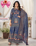 Khamili Heavy Fancy Palazzo Pair With Dupatta Set