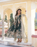 Alia Cut Gown With Dupatta Set