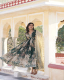 Alia Cut Gown With Dupatta Set