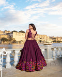 Blossom Boldly Radiate Charm in Floral Printed Lehengas